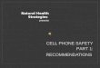 RECOMMENDATIONS presents Natural Health Strategies CELL PHONE SAFETY PART 1: