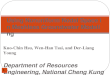 Kuo-Chin Hsu, Wen-Han Tsai, and Der-Liang Young Department of Resources Engineering, National Cheng Kung University, Tainan 70101, Taiwan, R.O.C. Department