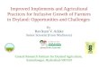 Improved Implements and Agricultural Practices for Inclusive Growth of Farmers in Dryland: Opportunities and Challenges By Ravikant V. Adake Senior Scientist