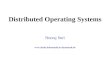 Distributed Operating Systems Neeraj Suri 