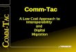 Comm-Tac A Low Cost Approach to Interoperability and Digital Migration