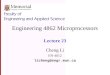 Engineering 4862 Microprocessors Lecture 23 Cheng Li EN-4012 licheng@engr.mun.ca