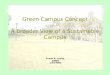 Green Campus Concept --- A Broader View of a Sustainable Campus Frank R. Leslie, DMES 1/16/2005