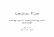Laminar Flow Rodney Bajnath, Beverly Beasley, Mike Cavanaugh AOE 4124 March 29, 2004