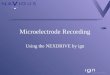 Microelectrode Recording Using the NEXDRIVE by ign