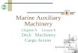 Marine Auxiliary Machinery Chapter 9 Lesson 6 Deck Machinery Cargo Access By Professor Zhao Zai Li 05.2006