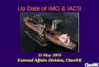 Up Date of IMO & IACS 15 May 2003 External Affairs Division, ClassNK