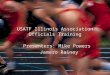 USATF Illinois Association Officials Training Presenters: Mike Powers Jamero Rainey