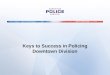 Keys to Success in Policing Downtown Division. Calls For Service