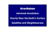 Gravitaton Universal Gravitation Gravity Near the Earth’s Surface Satellites and Weightlessness