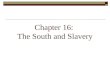 Chapter 16: The South and Slavery. King Cotton 1820