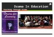  Drama In Education Teaching through Drama.  Drama Skills Imagination/Creativity