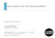BEST PRACTICE FOR DATA SHARING ……………………………………………………