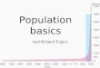 Population basics And Related Topics. Topics Covered Food production and hunger Population pressure (Egypt) Population basics Gender issues
