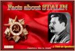PowerPoint Show by Andrew ♫ Turn on Speakers One life was more valuable for Stalin than lives of millions. The quote “A single death is a tragedy, a