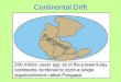 Continental Drift. Evidence: Fossils Evidence: Rock Sequences