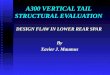 A300 VERTICAL TAIL STRUCTURAL EVALUATION DESIGN FLAW IN LOWER REAR SPAR By Xavier J. Maumus