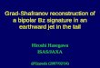 Grad-Shafranov reconstruction of a bipolar Bz signature in an earthward jet in the tail Hiroshi Hasegawa ISAS/JAXA @Uppsala (2007/02/14)