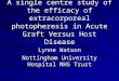 A single centre study of the efficacy of extracorporeal photopheresis in Acute Graft Versus Host Disease Lynne Watson Nottingham University Hospital NHS