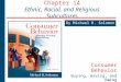 14 - 1 Chapter 14 Ethnic, Racial, and Religious Subcultures By Michael R. Solomon Consumer Behavior Buying, Having, and Being Sixth Edition