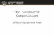 Military Equipment Pack The Sandhurst Competition Military Equipment Pack 1