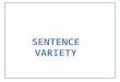 Adding sentence variety to essays can give it life and rhythm. Too many sentences with the same structure and length can grow monotonous for readers