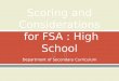 Department of Secondary Curriculum.  Updates  Language Arts Florida Standards (LAFS)  Test Specifications for Florida Standards Assessment (FSA)