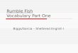 Rumble Fish Vocabulary Part One Biggs/Garcia – Sheltered English I