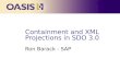 Containment and XML Projections in SDO 3.0 Ron Barack - SAP …