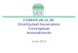 COMAR 26.11.36 Distributed Generation Conceptual Amendments June 2013