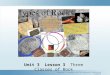 Unit 3 Lesson 3 Three Classes of Rock Copyright © Houghton Mifflin Harcourt Publishing Company