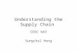 Understanding the Supply Chain COSC 643 Sungchul Hong