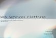 Web Services Platforms Information and Communications University Prepared by Young-kyu Park