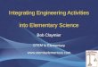 Integrating Engineering Activities into Elementary Science Bob Claymier STEM is Elementary 