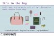 It’s in the Bag Fill her purse with all of her favorite must-haves this May. Extend Business beyond Mother’s Day Weekend