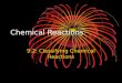 Chemical Reactions 9.2: Classifying Chemical Reactions