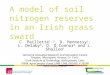 A model of soil nitrogen reserves in an Irish grass sward C. Paillette 1, 2, D. Hennessy 1, L. Delaby 3, D. O Connor 2 and L. Shalloo 1 1 Animal & Grassland