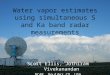 Water vapor estimates using simultaneous S and Ka band radar measurements Scott Ellis, Jothiram Vivekanandan NCAR, Boulder CO, USA