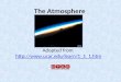 The Atmosphere Adopted from  