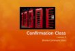 Confirmation Class Lesson 4 Divine Communication