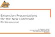 Dr. Shannon L. Ferrell Assistant Professor – Agricultural Law OSU Department of Agricultural Economics Extension Presentations for the New Extension Professional