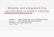 Wireless and integrated chip security keys in modern vehicles Authors: Kidus Yared and Larry Gregory Hankins Course: ECE 478/578 Network Security Professor: