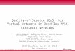 1 Copyright © 2013 NTT DOCOMO, Inc. All rights reserved. Quality-of-Service (QoS) for Virtual Networks in OpenFlow MPLS Transport Networks Ashiq Khan*,