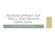 2014 MAHRA CONFERENCE REDEVELOPMENT FOR SMALL AND MEDIUM SIZED PHAS