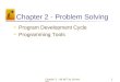 Chapter 2 - VB.NET by Schneider1 Chapter 2 - Problem Solving Program Development Cycle Programming Tools