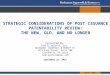 BIPC.COM STRATEGIC CONSIDERATIONS OF POST ISSUANCE PATENTABILITY REVIEW: THE NEW, OLD, AND NO LONGER Presented By: Todd R. Walters, Esq. B UCHANAN, I NGERSOLL