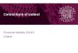 Central Bank of Iceland Financial stability 2013/1 Charts