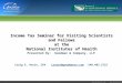 Www.goodmanco.com |  Income Tax Seminar for Visiting Scientists and Fellows at the National Institutes