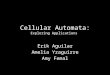 Cellular Automata: Exploring Applications Erik Aguilar Amelia Yzaguirre Amy Femal