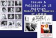 Issues & Policies in US Politics Module 8.1: Theories of Justice